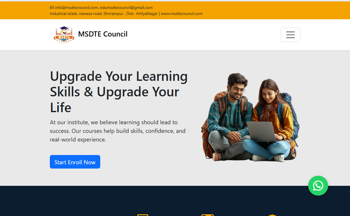 Educational Website preview